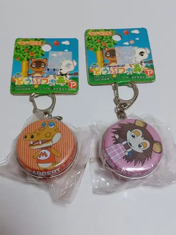 극장판 동물의 숲 만마루캔 키링 알베르토 아사미 레트로 당시물