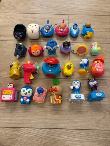 호빵맨 피규어 세트 다종류 가챠가챠 하자품