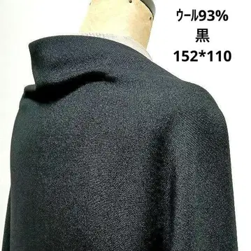 483 블랙 울 모몽가 코트 긴 겉옷 겉옷