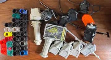 메탈 파이트 베이블레이드 런처 세트