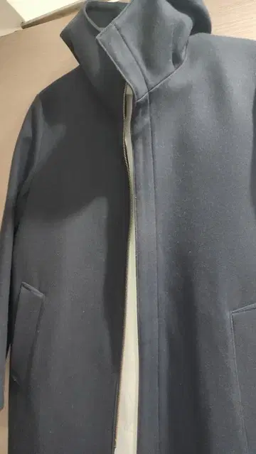 [ EDIFICE 에디피스 ] 네이비 후드 코트