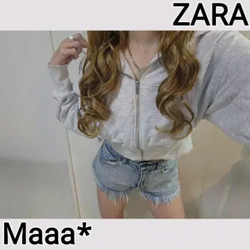 ZARA 인기 즉시 완판 아이템 숏 기장 후드티