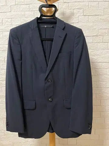 유니클로 +J 셋업 네이비 바지 2벌 수트