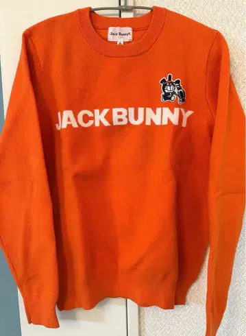 Jack Bunny 도라에몽 골프웨어 스웨터 여성용 오렌지