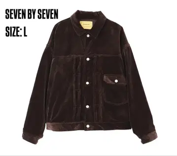 SEVEN BY SEVEN 다크 브라운 자켓 L