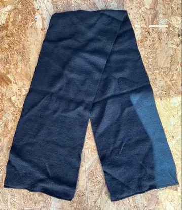 USA제 미군 100% 울 니트 머플러 스톨 넥워머 블랙