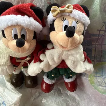 미키미니 크리스마스 봉제 인형 배치 세트