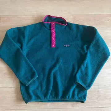 patagonia USA제 신틸라 스냅T 플리스 삼각형 택 80s