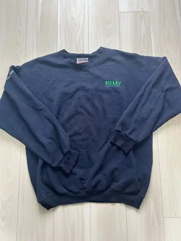 Hanes 기업 맨투맨 크롭 기장