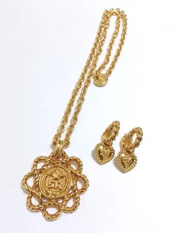 SONIA RYKIEL 귀찌 롱 목걸이 빈티지