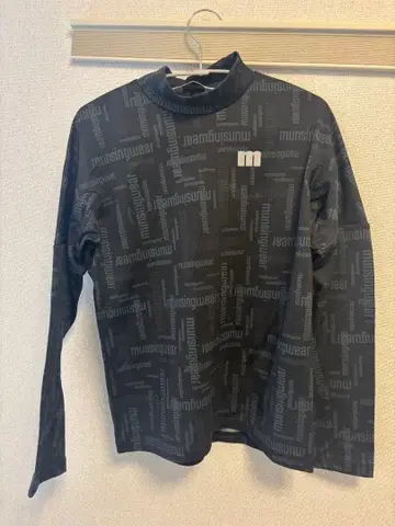 muningwear M 사이즈 블랙 긴팔 웜 T셔츠