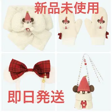 디즈니 크리스마스 머리띠 리루린린 미튼 머플러 묶음 판매