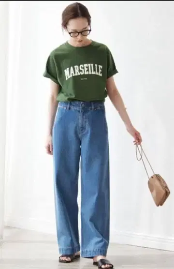 슬로브 이에나 LE DENIM 배기 데님 36