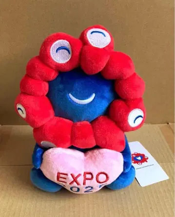 오사카 간사이 엑스포 미야쿠미야쿠 하트 봉제 인형