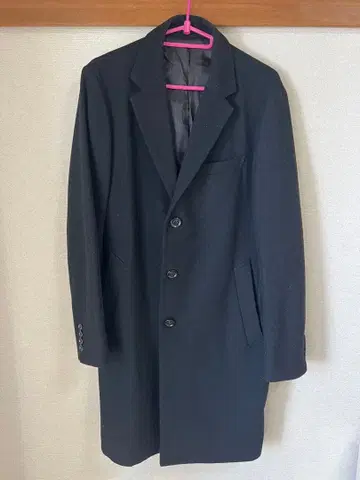 [ 새상품급 ] GU 체스터 코트 M 블랙