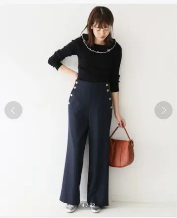 SLOVE IENA 손세탁 가능 마린 팬츠 36