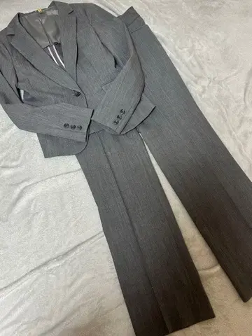 ru 그레이 수트 셋업 (상의 9호 하의 11호)