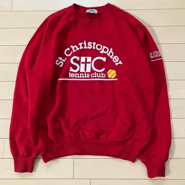 11. 10 세인트 크리스토퍼 맨투맨 레드 M