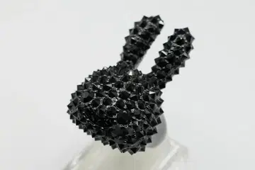 새상품 미사용 11호 CUNE 큔 토끼 가시 가시 반지 블랙