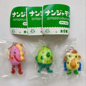 난쟈몬쟈 캡슐 피규어 키링 미도리 vol.1 2 가챠