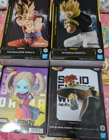 드래곤볼 피규어 4개 세트