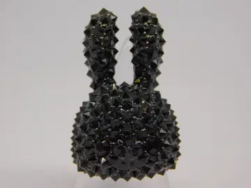 11호 새상품 미사용 CUNE 큔 가시 가시 토끼 반지 블랙