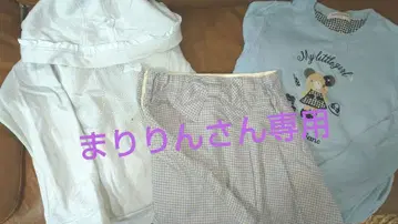 후드티와 트레이닝복과 스커트 세트