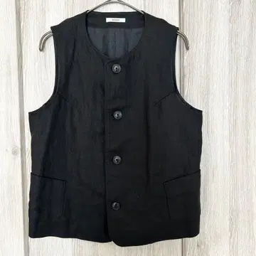 susuri 베스트 린넨 블랙