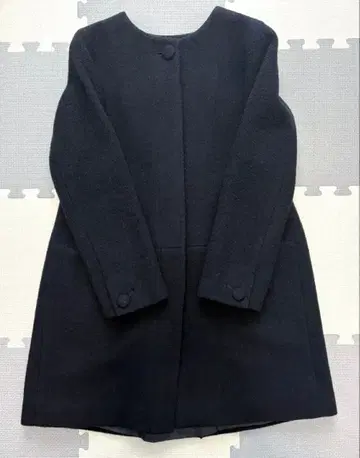 SLB IENA SLOBE 노카라 샤기 울 코트