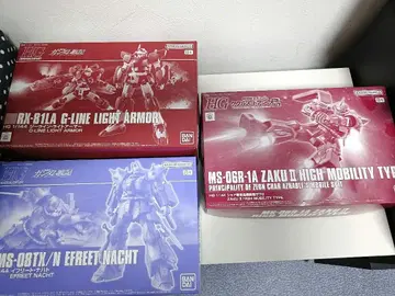 HG 건담 프라모델 3종 세트