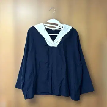 PARICI 세일러 카라 린넨 셔츠