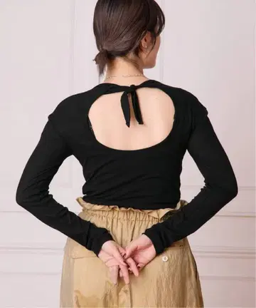 babaco Twisted cotton back tied