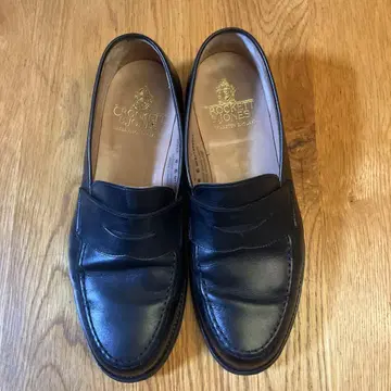 Crockett & Jones 블랙 로퍼