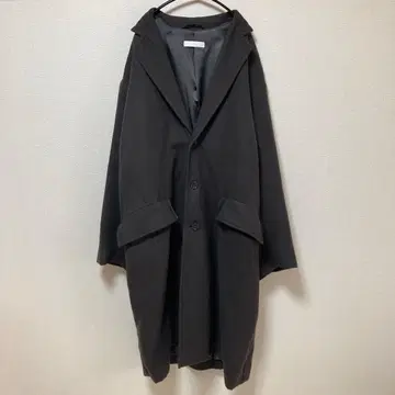 WYM LIDNM 체스터 코트 차콜 L 사이즈