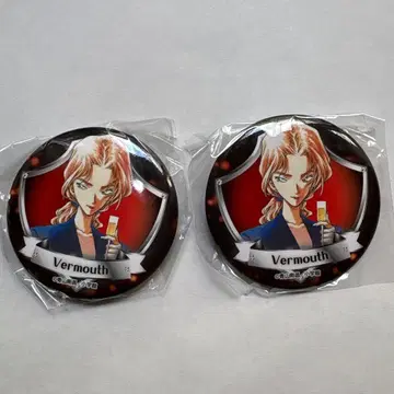 명탐정 코난 베르무트 코난 백화점 캔뱃지 신상품 가챠 캔뱃지 2개