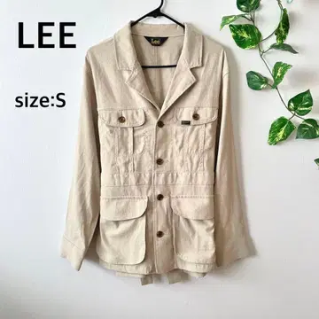 [ Lee ] 사파리 자켓 밀리터리 코튼 린넨