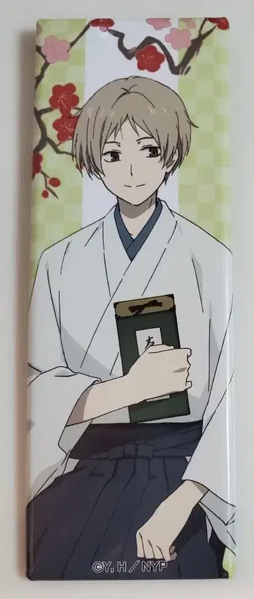 나츠메 우인장 하나야시키 나츠메 타카시 롱 스퀘어 캔뱃지