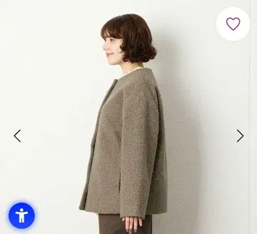 새상품 택 포함 셀프 서비스 링크 트위드 코트