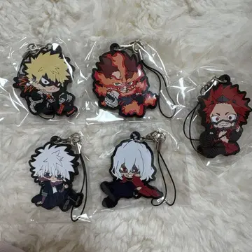 나의 히어로 아카데미아 코로코레! 러버 스트랩 5종 세트