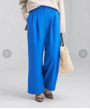 그린 레이블 릴랙싱 플라노 와이드 팬츠 38