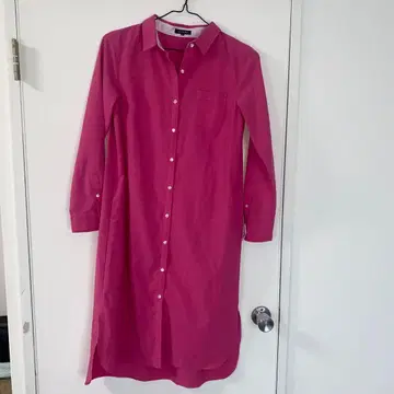 LOVELESS 핑크 셔츠 원피스