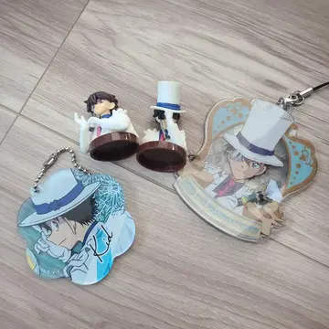 새상품 괴도 키드 아크릴 키링과 피규어 세트