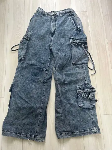 ZARA MAISON SPECIAL 콜라보 와이드 배기 카고 팬츠