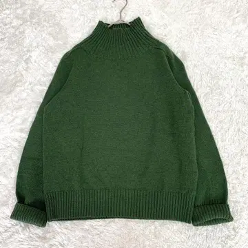 새상품급 MHL. 하이넥 니트 스코틀랜드제 울 풀오버