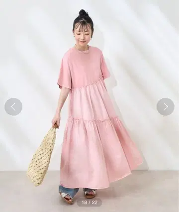 FREAK'S STORE 반팔 롱 원피스 F