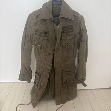 HEAVEN and Earth 밀리터리 자켓 카키