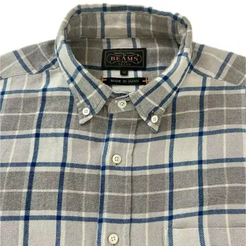 BEAMS PLUS / 빔즈 플러스 긴팔 체크 셔츠 버튼 다운