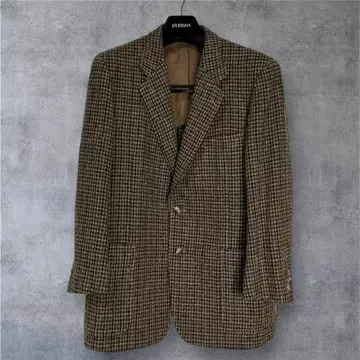 온워드 카시야마 울 자켓 하운드 투스 패턴 빈티지