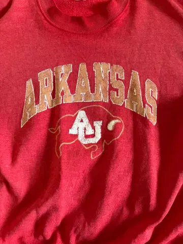 아칸소 대학 로고 맨투맨