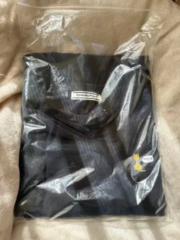 오니츠카타이거 블랙 롱 t셔츠 원포인트